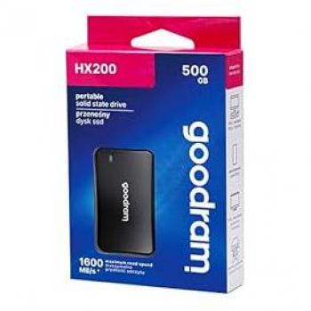 SSD Externo GOODRAM HX200 500GB USB Tipo-C 3.2 Gen 2x2 Negro