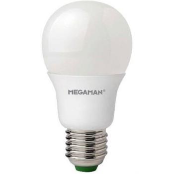 Bombilla LED E27 A60 9,5W 2800K Blanco Cálido 810lm Megaman