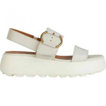 Sandalias Geox Spherica EC4.1 S Beige para Mujer, características: diseño cómodo, suela de goma, plantilla acolchada, material transpirable y estilo casual