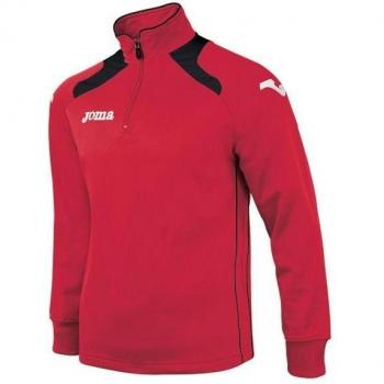 Joma Champion II - Sudadera con cremallera para niños de 14 años, color rojo / negro