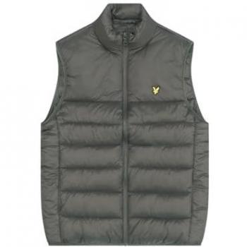 Lyle & Scott Men's Olive Green Wadded Gilet - Size XXL