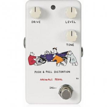 Animals Pedals Push and Pull Distortion Pedal - Type: Distortion Pedal; Characteristics: Versatile distortion tones, compact design, intuitive controls, high-quality components, true bypass switching, rugged construction for durability
