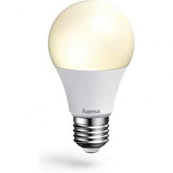 Lámpara LED WiFi Hama E27 10W Blanca Regulable con Control por Voz
