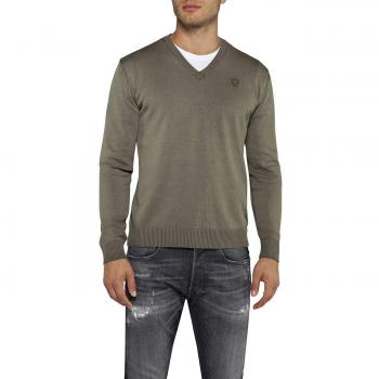 REPLAY Uk4119.000.g22582a, suéter para Hombre, Verde