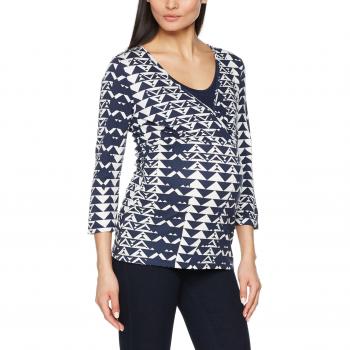 MAMALICIOUS Mlmorocca Tess 3/4 Jersey Top Nf, Camiseta de Manga Larga Premamá para Mujer, Multicolor