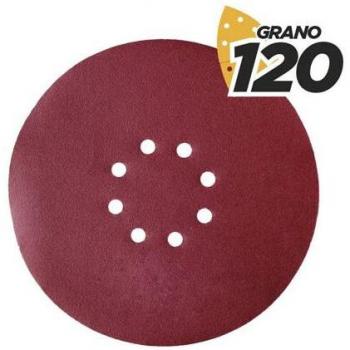 Blim Pack de 5 Lijas con Velcro para Lijadora BL0223 - Grano 120 - Formato Circular