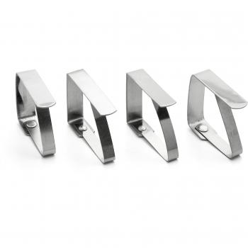 Karl Weis & CIE. GmbH 12804 Mantel Clips Set, Plata, 5 x 5 x 4 cm