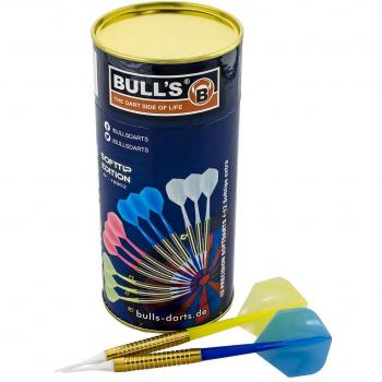VERLAG ERFOLGREICHE APOTHEKE Soft Dardos, Dart 19902-Bulls Röhre 12 Softdarts farbl, Sortiert, Colorful, One Size