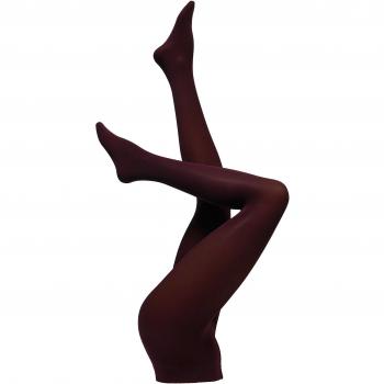 CET - Medias para mujer, color berenjena