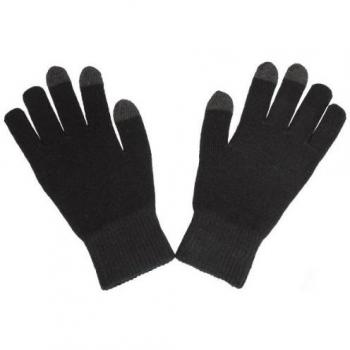 Muvit MUHTG0001 - Guantes de lana capacitivos, negro