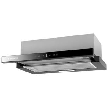 Campana Extractora Telescópica Aspes ACPE602ADX 60 cm, Inox, 372,5 m³/h, 3 Velocidades, Control Táctil, Filtro Lavavajillas