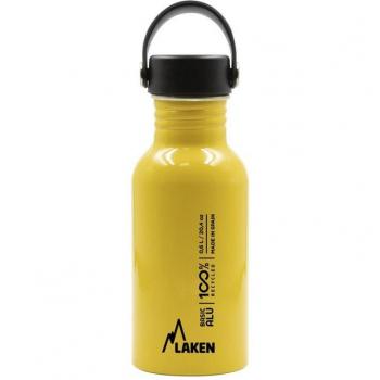Botella básica Laken de aluminio 0,75 L color oasis amarillo