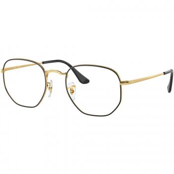 Ray-Ban RX6448 3175 Men's Eyeglasses Gold Size 51 (Frame Only) - Blue Light Block Available