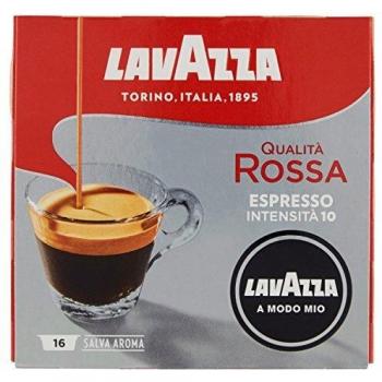 Lavazza A Modo Mio Rossa Coffee Capsules 1 Pack of 16