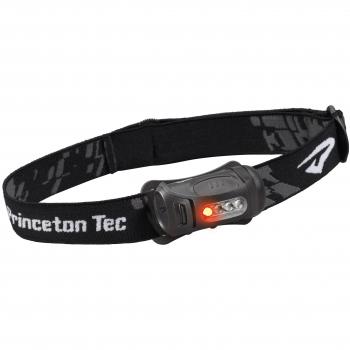 Princeton Tec Fred - Linterna Frontal de Acampada y Senderismo, Color Negro