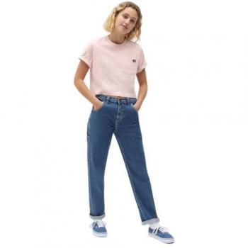 Pantalón Dickies Ellendale Mujer Vaquero - Corte Recto - Cintura Alta