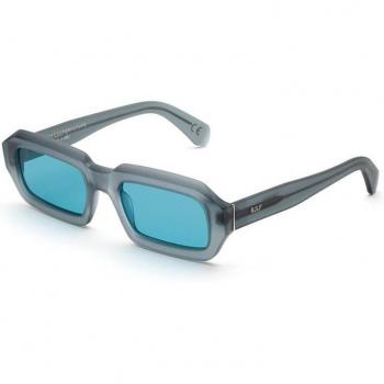 Retrosuperfuture 8l8 Fantasma Sunglasses Unisex Square Blu, Gray, Size: 54 MM, Street-Edge Design with Bold Blue Lenses