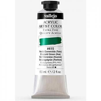 Vallejo Acrylic Artist Color 16415 Emerald Green