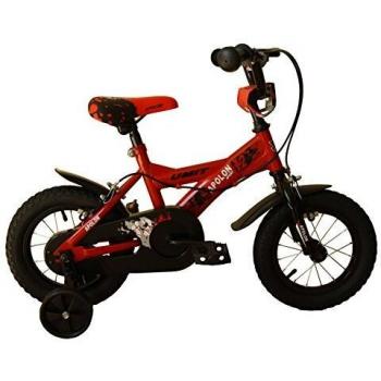 Umit J1250 Bicicleta Infantil, Niños, Rojo/Negro, 12