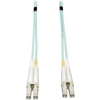 TRIPP LITE 4M 10Gb 13-Feet Duplex Multimode 50/125 OM3 Fiber Cable LC/LC, Aqua