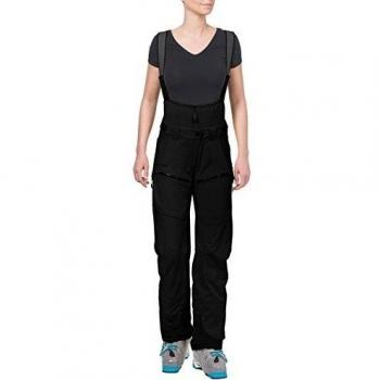VAUDE Boe Bib Pant para mujer, otoño/invierno, mujer, color Negro - negro, tamaño 38 [DE 36]