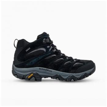 Merrell Botas de Senderismo Moab 3 Mid GORE-TEX para Hombre, color negro y gris, talla 41