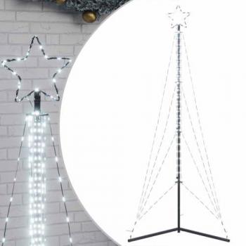 Luces para árbol de Navidad 483 LEDs blanco frío 240 cm