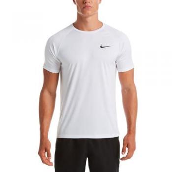 Camiseta de Manga Corta Nike Hydroguard Essential UV para Natación en Color Blanco - Talla L