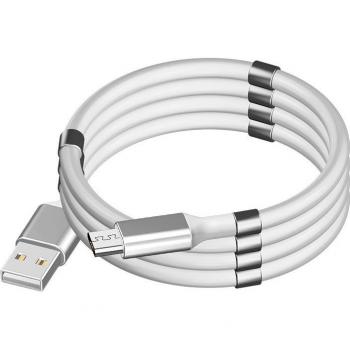 ITAL Cable PK01 Magnético Enrollable 0,9m Blanco