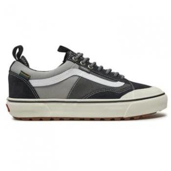 Vans Zapatillas Old Skool MTE Waterproof Unisex de Lona con Suela de Goma Resistente (Gris/Negro, Tallas EU Adulto, Mediano 42)
