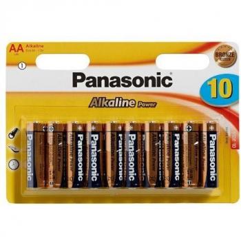 Panasonic 2379 - Paquete de 10 baterías alcalinas AA