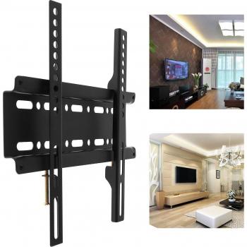 Soporte de montaje en pared universal para TV, 25KG, tipo fijo, compatible con pantallas LCD y LED de 12 a 37 pulgadas