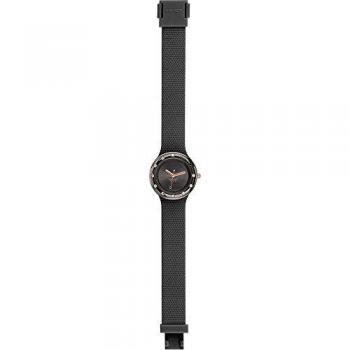 Watch HIP HOP Woman Metal dial Grey e watchband in Silicon, Metal Grey, Movement TIME JUST - 3H Quartz