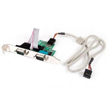 StarTech.com 24in Internal USB Motherboard Header to 2 Port Serial RS232 Adapter (ICUSB232INT2)