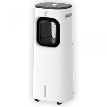 ARTICO SY-CL420 Climatizador Evaporativo Ventilador Humidificador Purificador, con Ruedas y Tanque de Agua 3.3L, 3 Velocidades