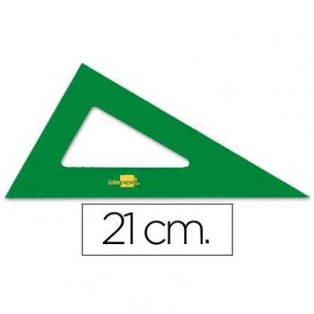 Cartabón Liderpapel 21 cm Acrílico Verde