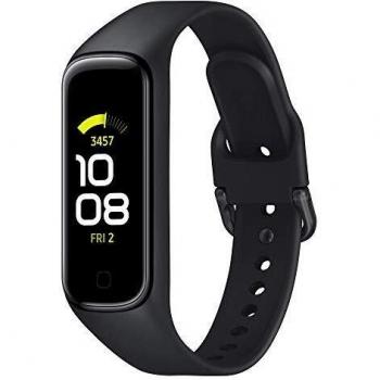 SAMSUNG Galaxy Fit2 Negro con acelerómetro, giroscopio, Monitor de frecuencia cardíaca, Monitor de Entrenamiento, Pantalla AMOLED de 1,1, batería de 159 mAh [Versión española]