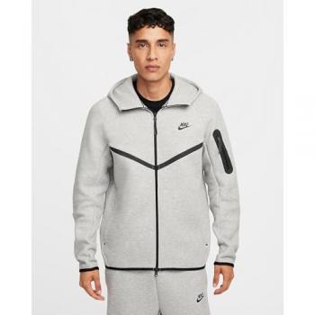 Nike Tech Fleece Full Zip Windrunner Hoodie - Men's - Grey - Size S