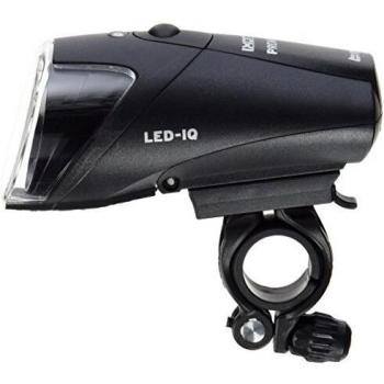 Ixon IQ Premium 80 Lux LED Bicycle Lighting Set with Battery and Charger