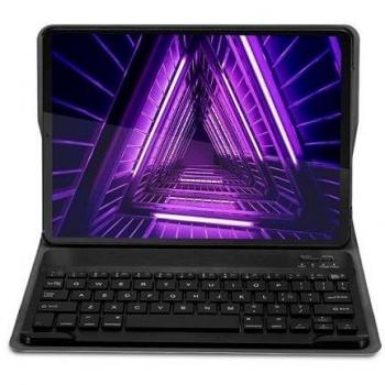 Funda con Teclado Bluetooth Cool para Lenovo TAB M10 Plus 10.3 Polipiel Negra