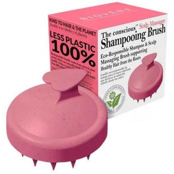 Biovène - Cepillo Biodegradable de Masaje para lavar el Cabello Pink
