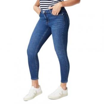 Petite Comfort Stretch Skinny Jeans - Blue Cotton - Size 18 UK