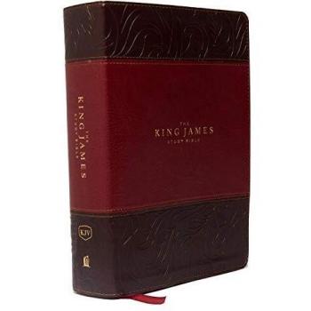 The King James Study Bible, Imitation Leather, Burgundy, Full-Color Edition: Holy Bible, King James Version