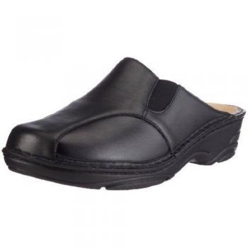 Berkemann Aventin Marion 3420 - Zuecos de cuero para mujer, Negro
