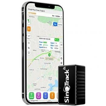 SinoTrack Car GPS Tracker,ST-903 Mini GPS Tracker Dispositivo de rastreo de ubicación en tiempo real con monitor de voz Dispositivo GPS de motocicleta para automóvil para camiones,taxis,niños,mascotas