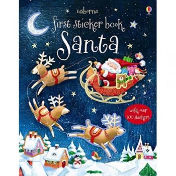 Libro de Pegatinas para Niños: Santa (Serie Primeras Pegatinas)