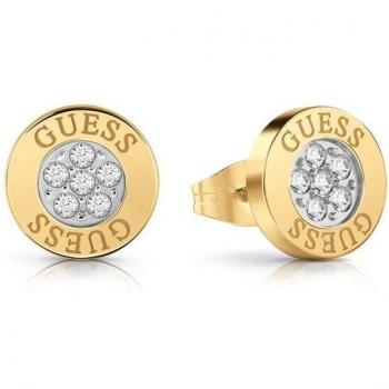 Pendientes Studs party de acero dorado