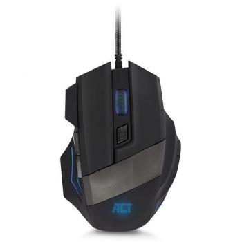 Ratón Gaming USB Cableado con Iluminación 3200 DPI - Precisión Alta y Diseño Ergonómico para Diestros