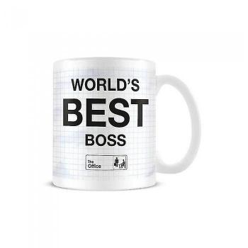 Taza de Jefe Más Grande del Mundo - Blanco/Negro - One Size - El Mejor Jefe del Mundo de Office