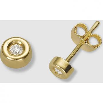 Pendientes exclusivos en oro y diamante de alta calidad